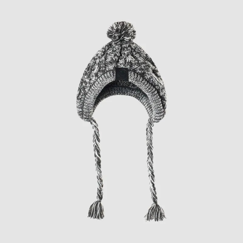 Casquette En Tricot Pour Animaux Domestiques Avec Pompon Et Pompons Torsadés En Rose