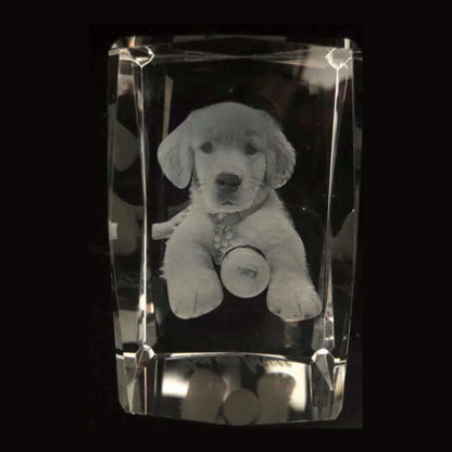 Souvenir En Cristal Personnalisé 2d/3d En Forme De Cube Avec Gravure Laser