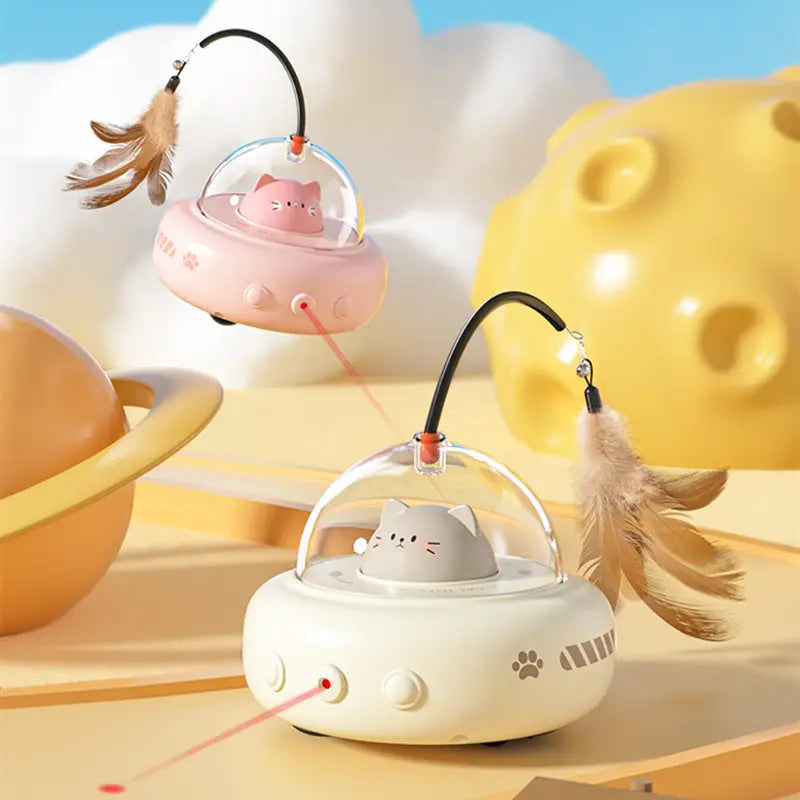 Jouet Laser UFO Pour Chats