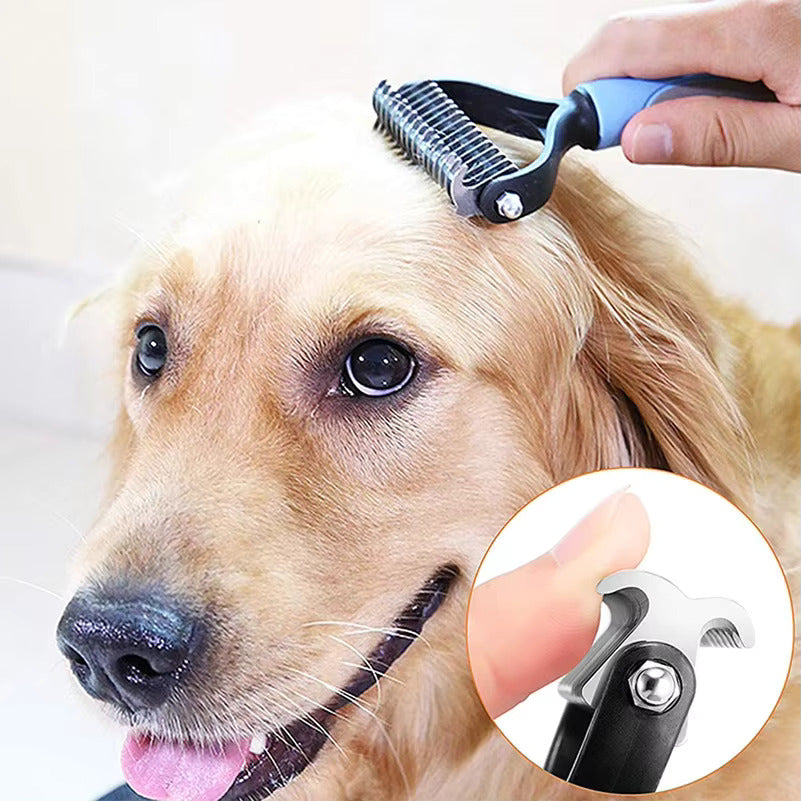 Peigne Démêlant Double Face Pour Animaux De Compagnie