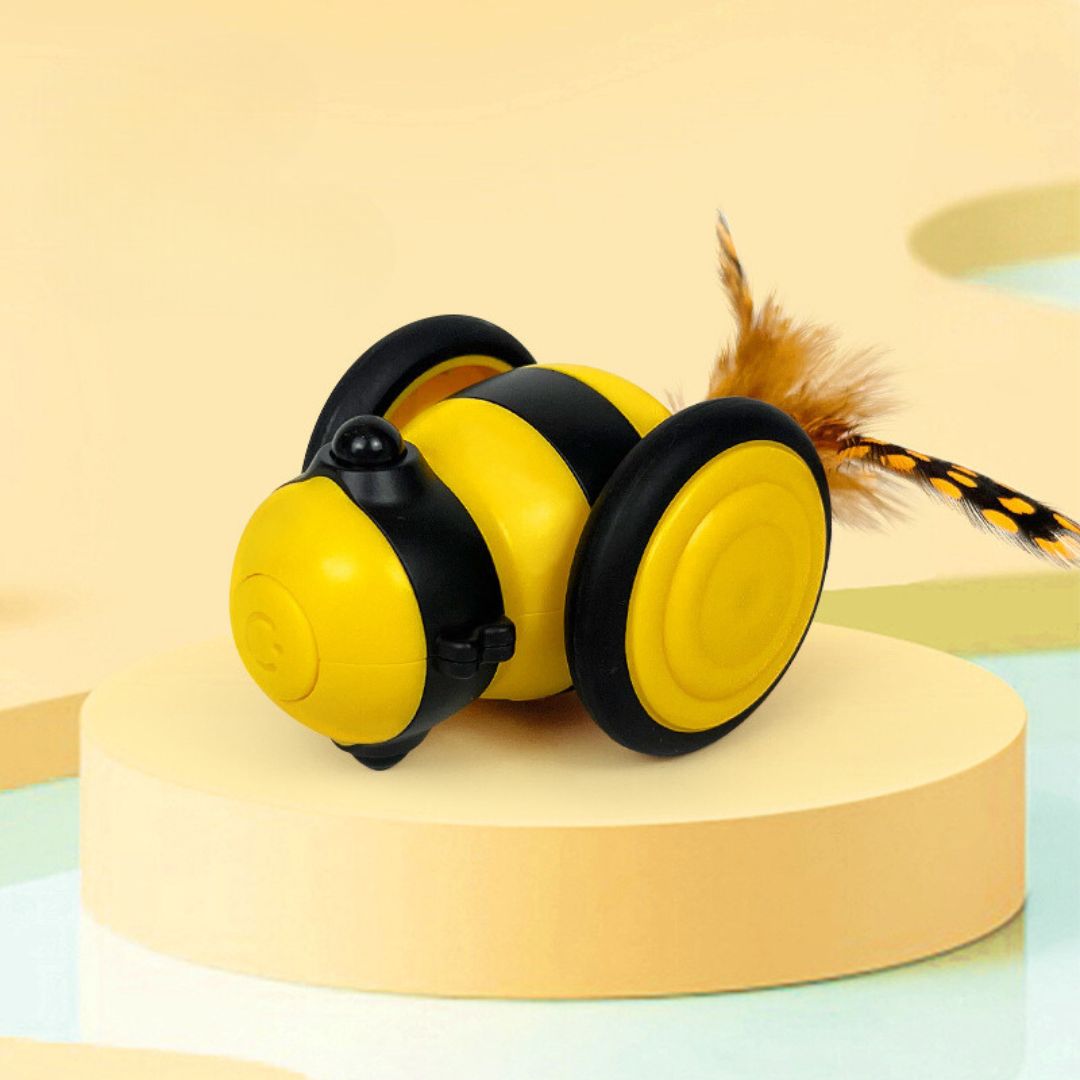 Jouet Interactif Pour Chats Abeilles Avec Plumes