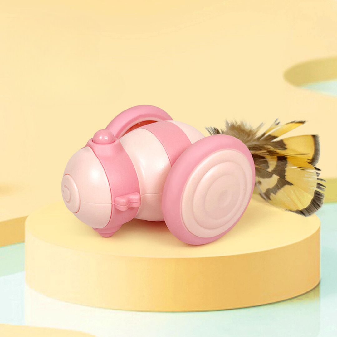 Jouet Interactif Pour Chats Abeilles Avec Plumes