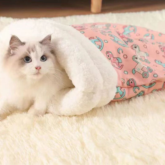 Sac De Couchage Confortable Pour Chats Lit Douillet