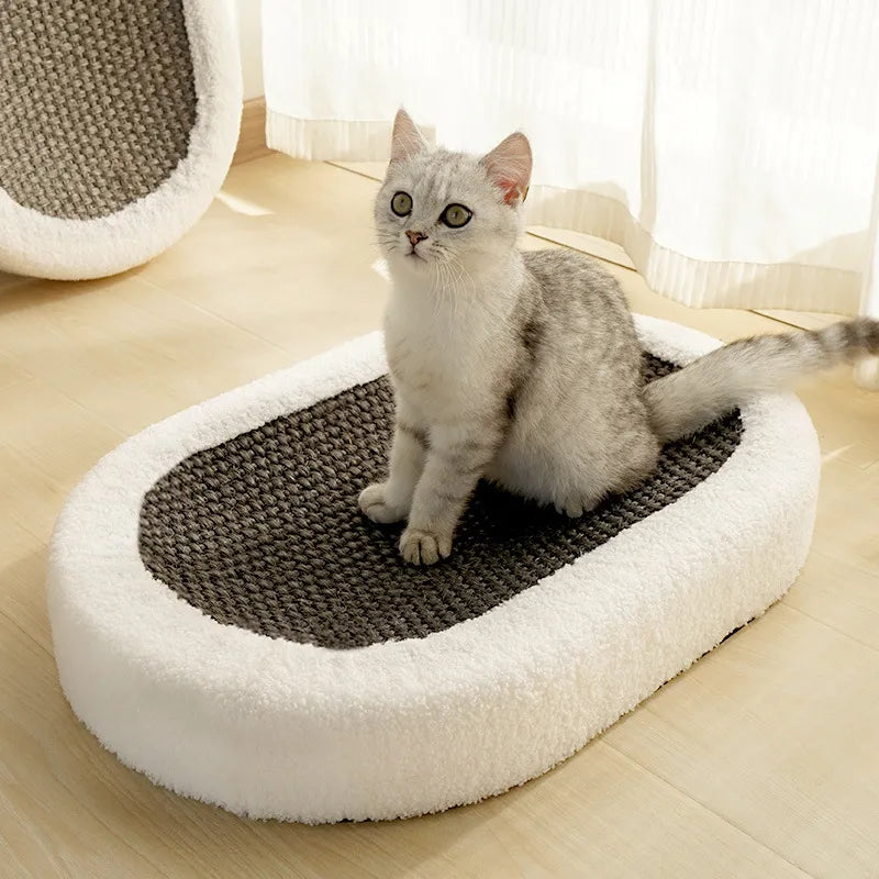 Lit Pour Chat Premium Avec Plaque À Gratter